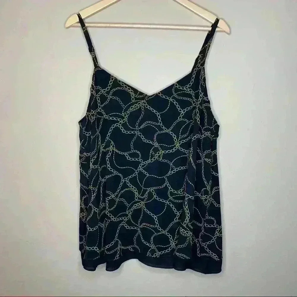 Torrid Sophie Chain Print Double Layer Swing Cami